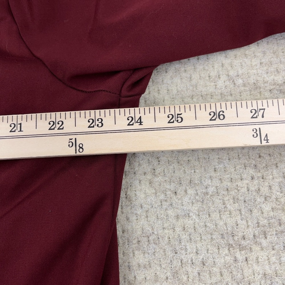 Virginia Tech Hokies Jacket Men Large Nike Dri Fit Track Suit Warm Up Maroon * - Picture 11 of 13